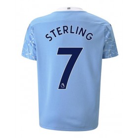 Manchester City Fodboldtrøjer Raheem Sterling 7 Hjemmebanesæt 2020/21 Kort ærmer